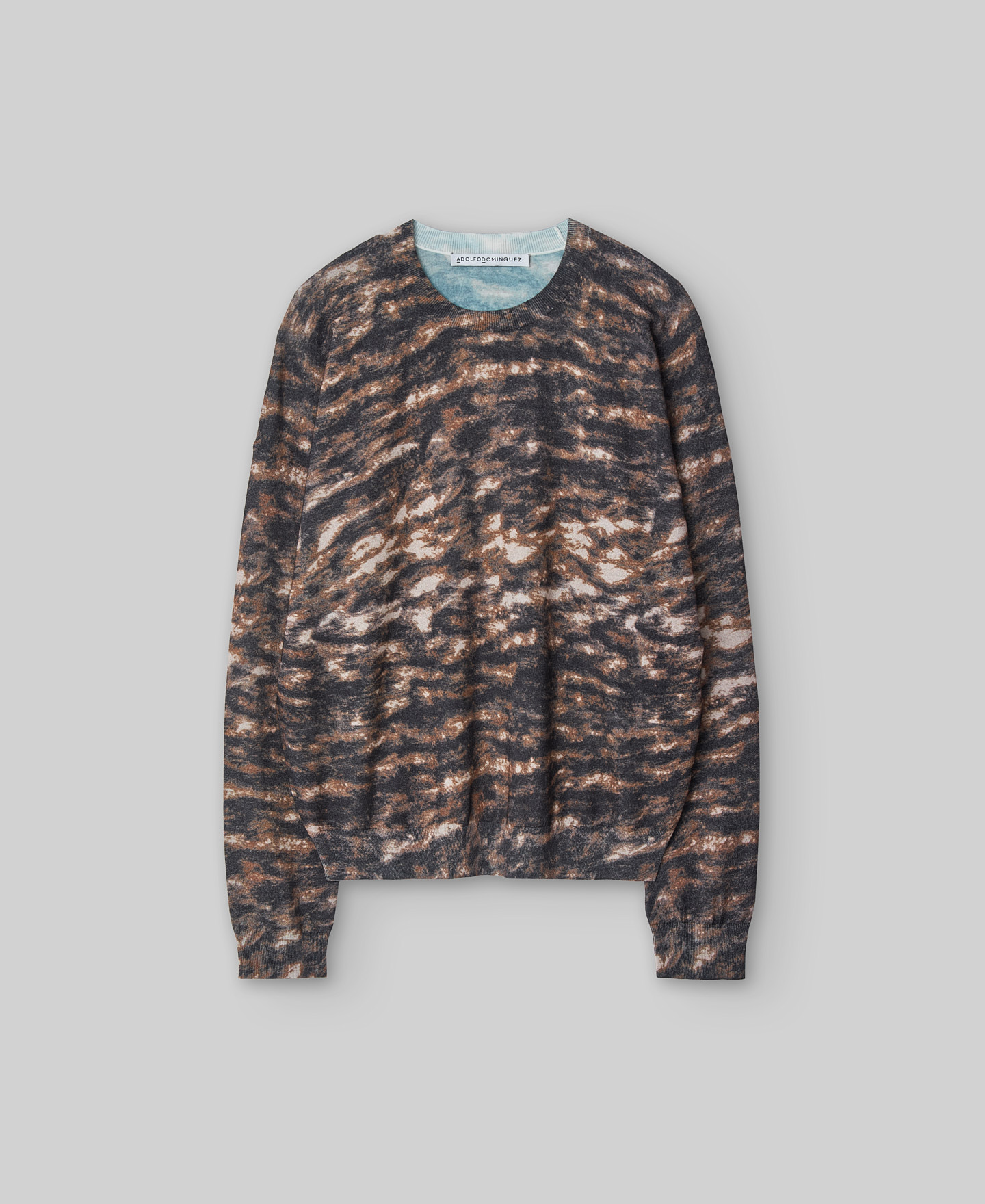 Animal print sweater woman image number 4