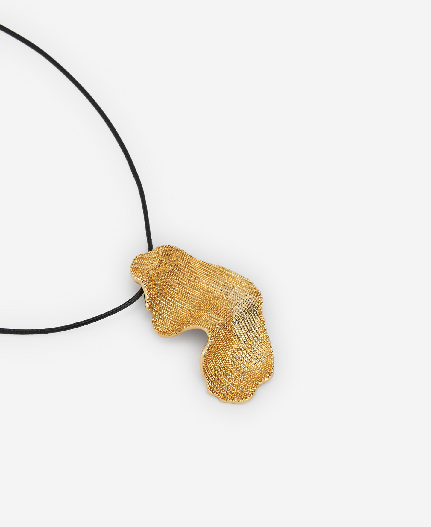 Garza motif pendant in zinc and cotton image number 1