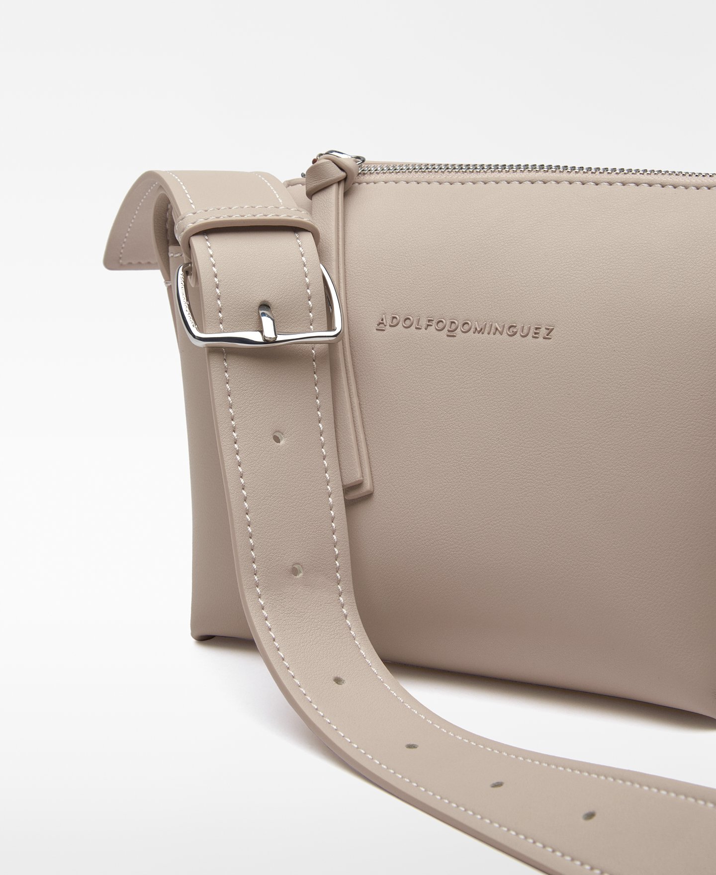 Leather-Non-Leather small crossbody woman image number 3