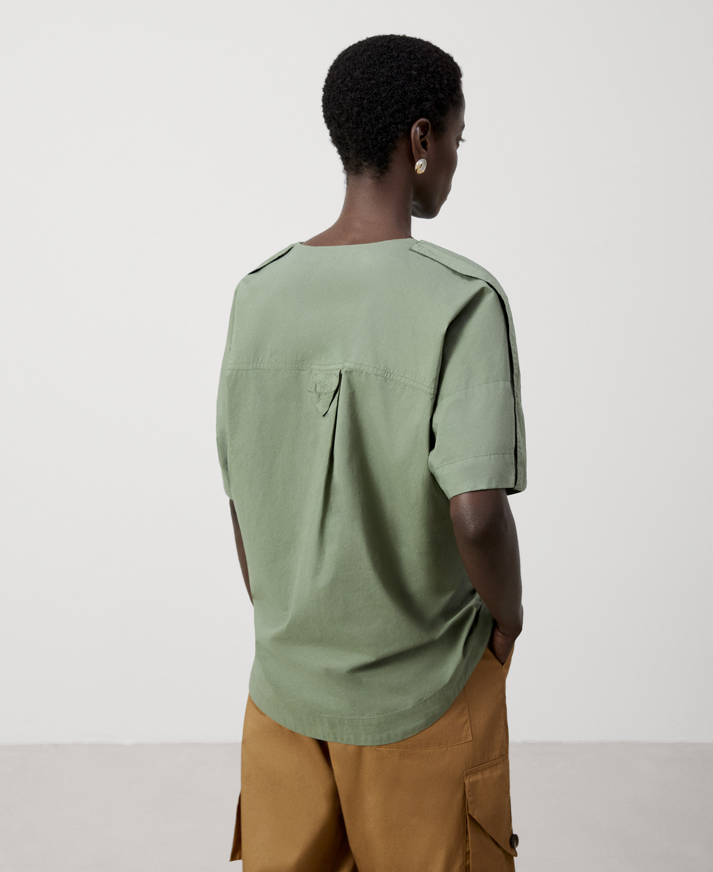Responsible cotton short sleeve shirt image number 2