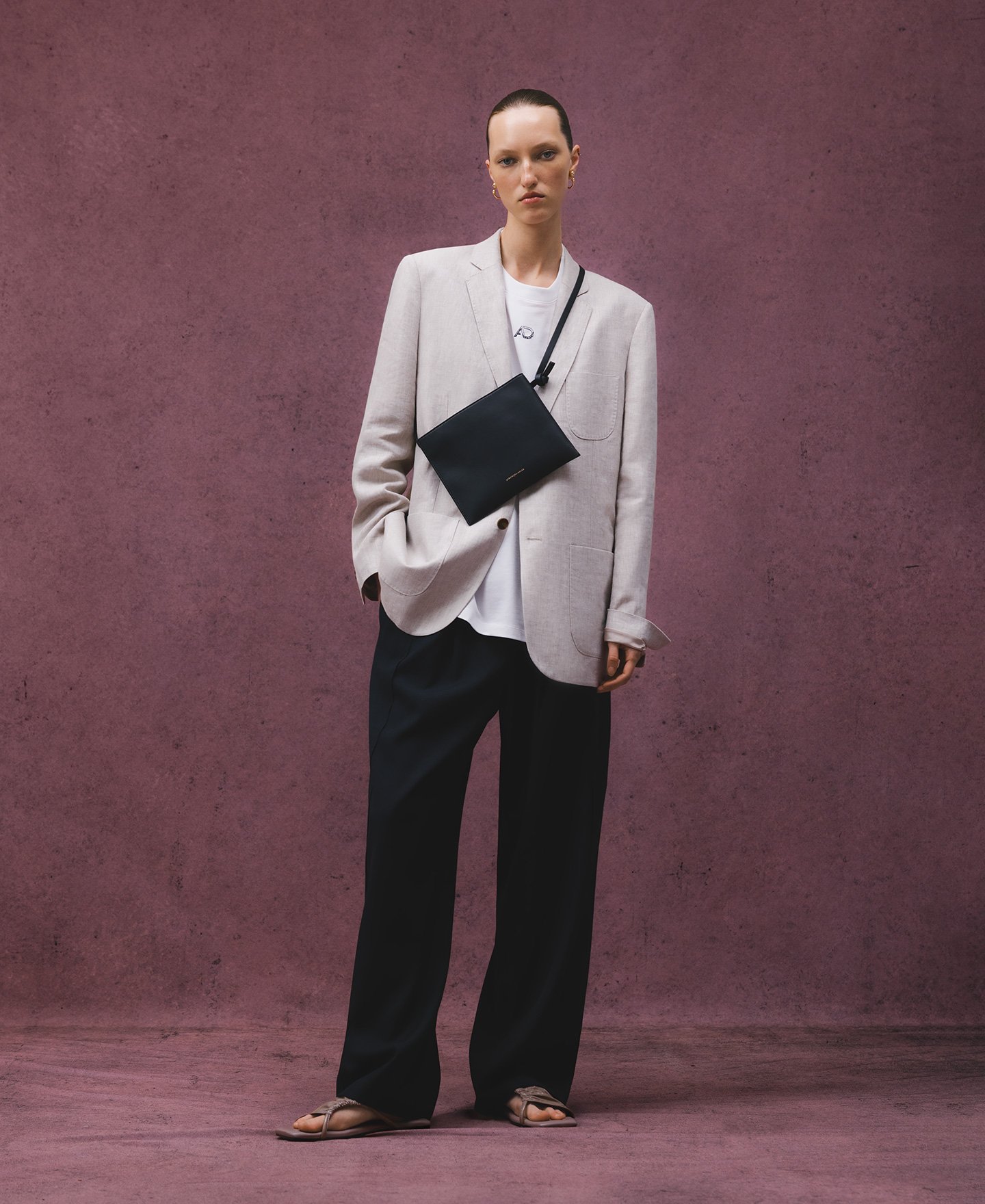 Responsible leather mini belt bag woman image number 4