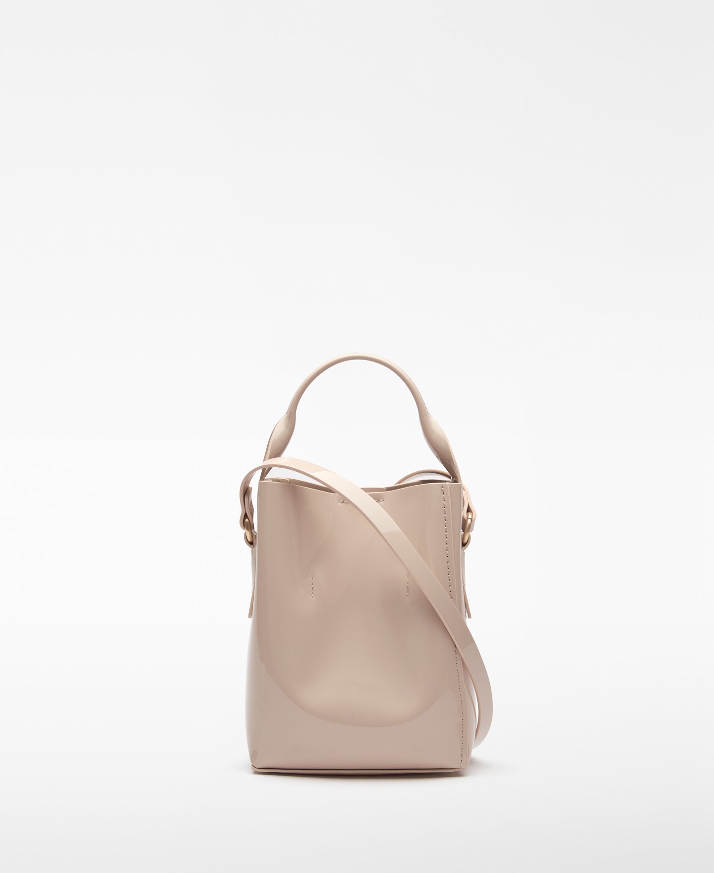 Mica patent bucket bag woman image number 1