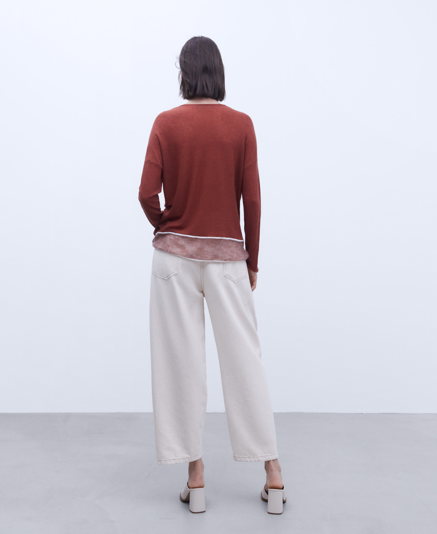 Merino wool fabric sweater image number 2
