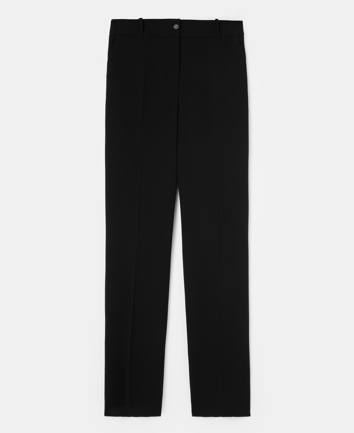 Viscose straight trousers image number 4