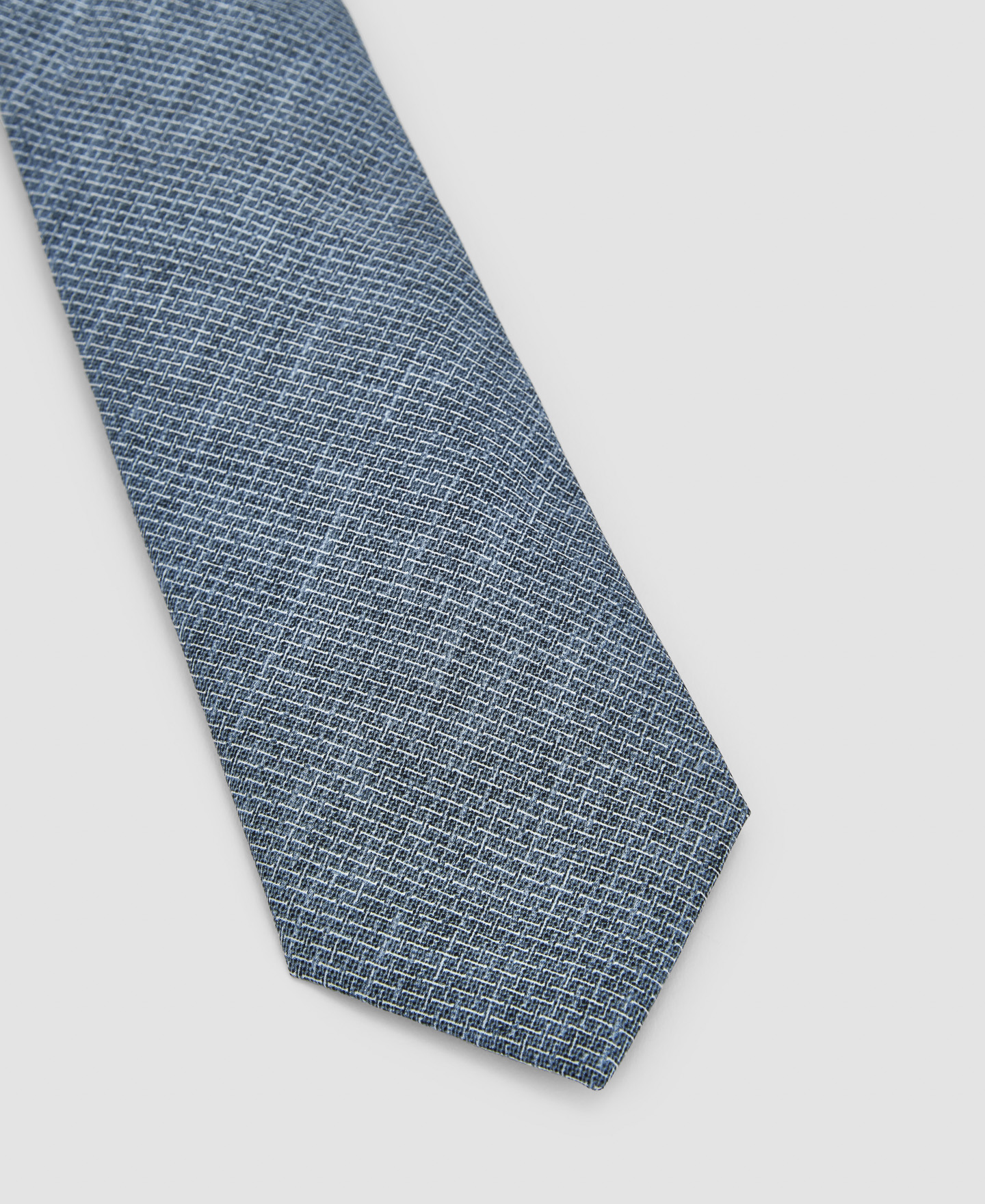 Cotton microdrawing tie image number 1