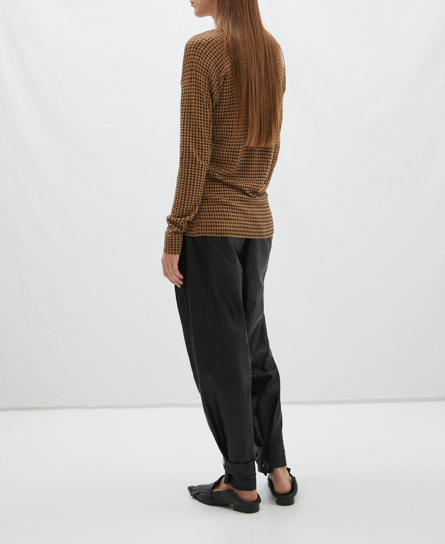 Merino wool printed sweater image number 2