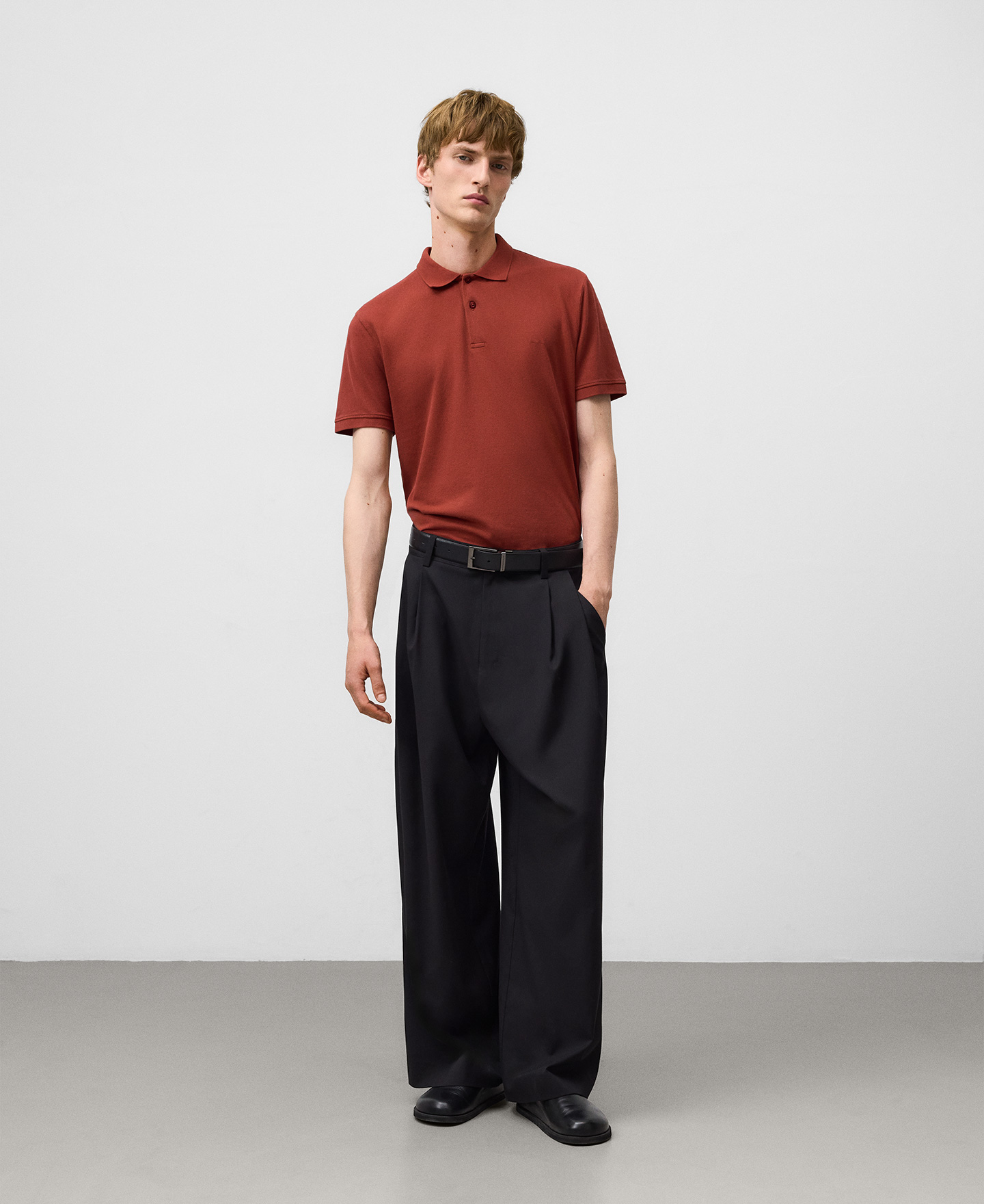 Polo piqué algodón orgánico hombre image number 1
