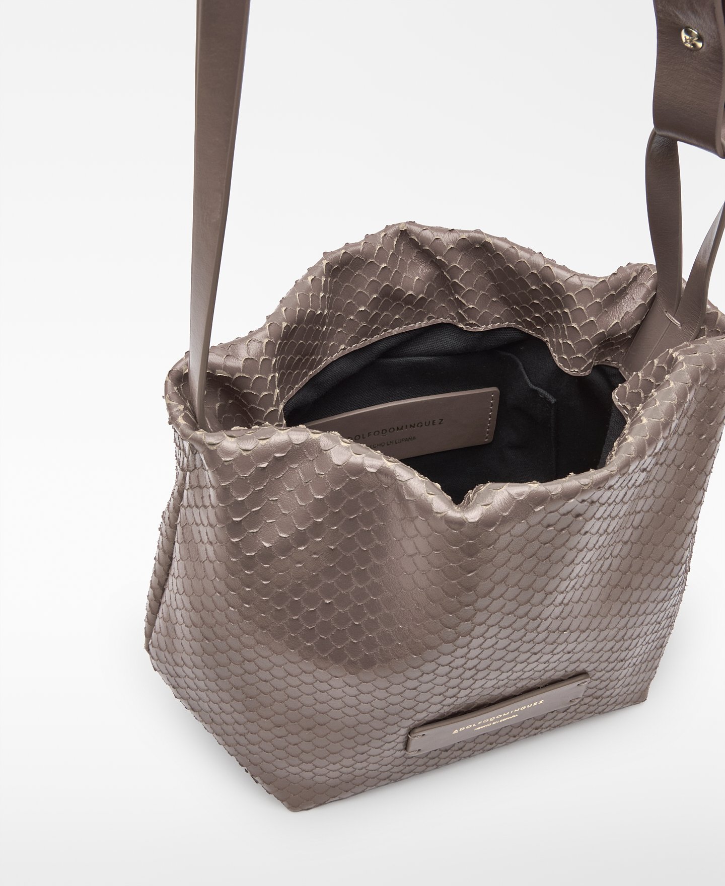 Doce snake-embossed bag image number 3