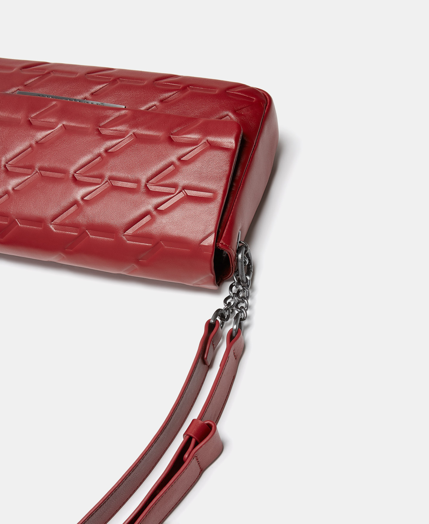 Padded nappa leather shoulder bag image number 2