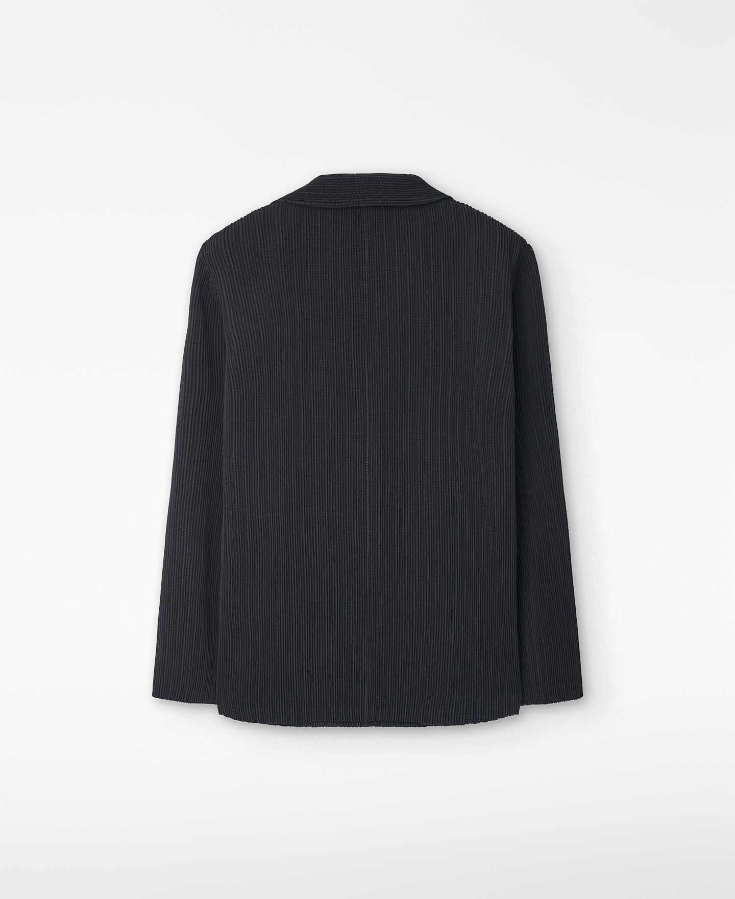 Blazer noir froissé pour hommes image number 1