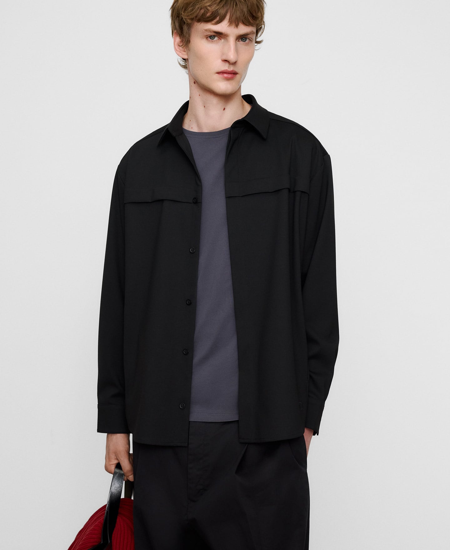 Recycled polyester overshirt image number 0