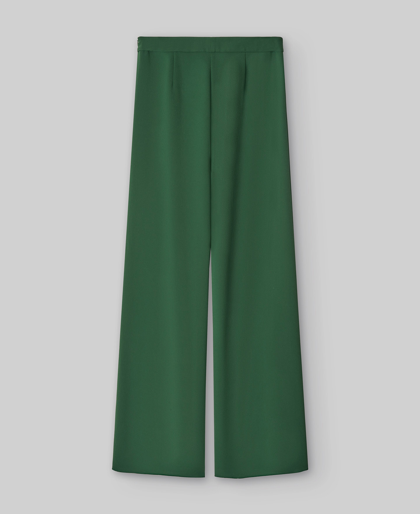 Pantal&oacute;n pierna ancha verde mujer image number 5