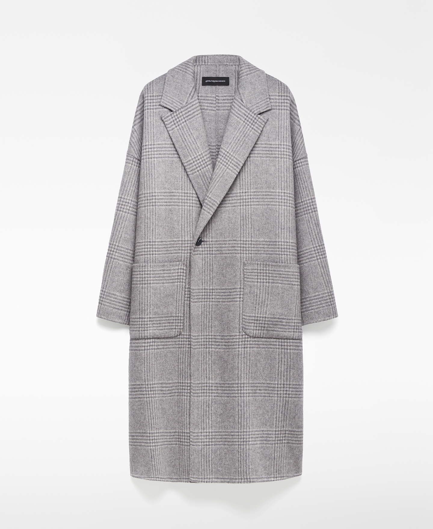 Manteau double face à carreaux pour homme image number 4