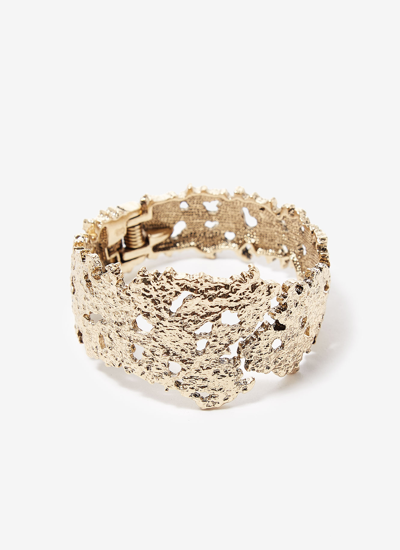 Pulsera rígida con forma orgánica image number 0