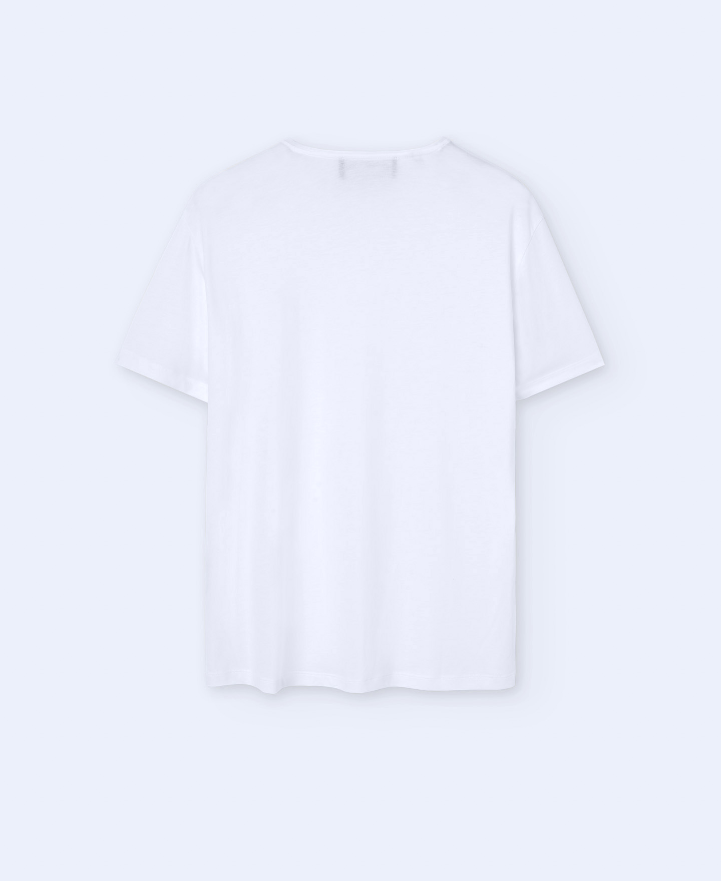 Camiseta cuello caja en lyocell image number 5