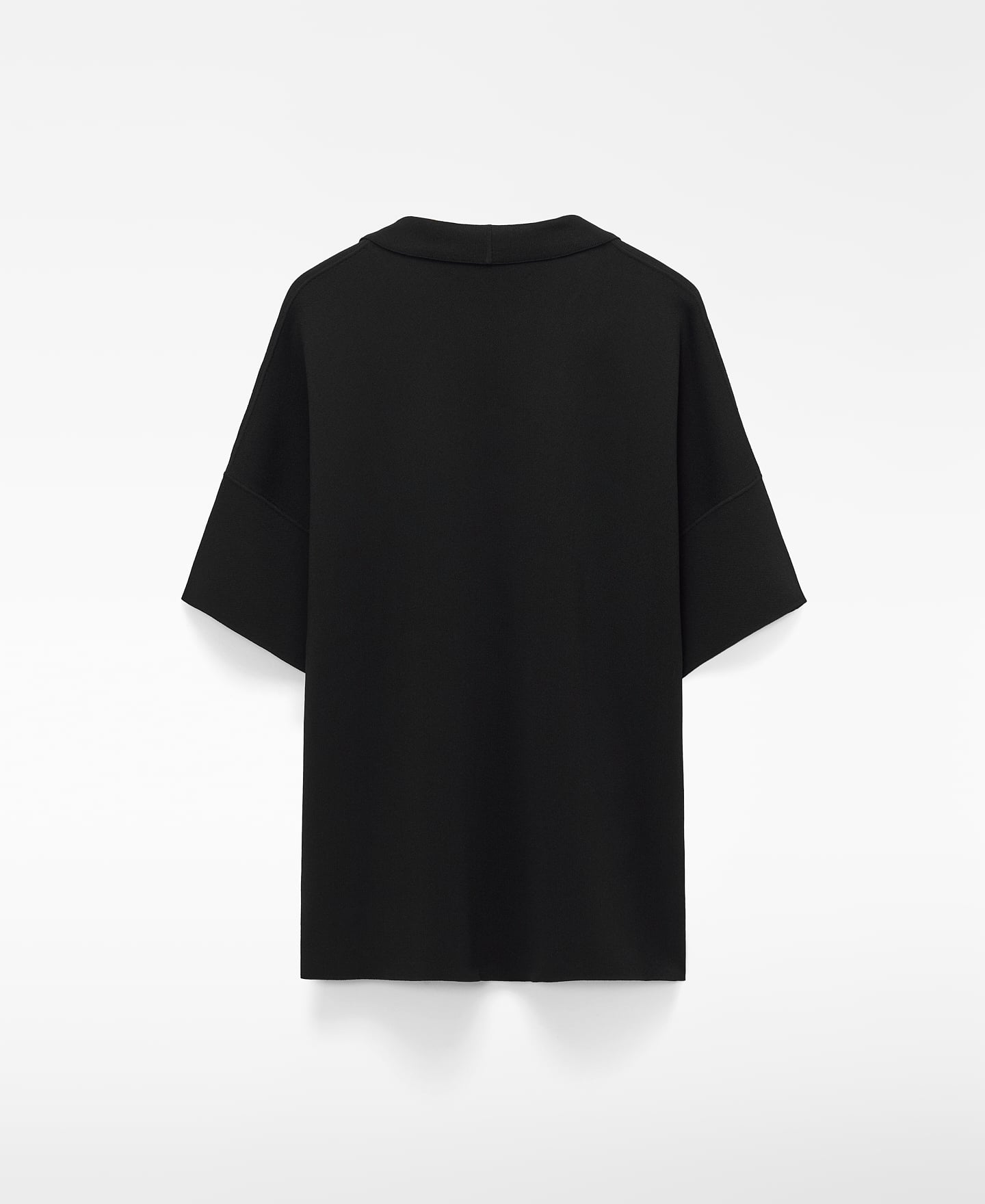 Crepe V neck polo shirt image number 7