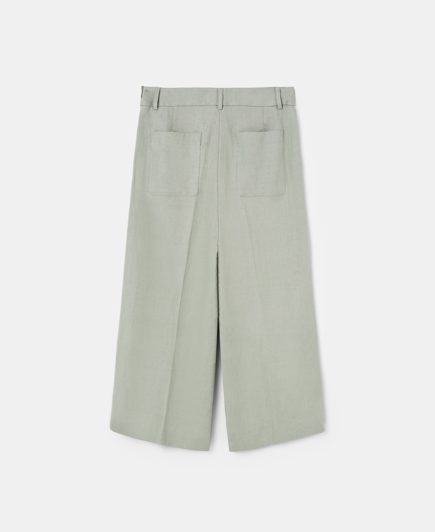 Green linen trousers image number 5