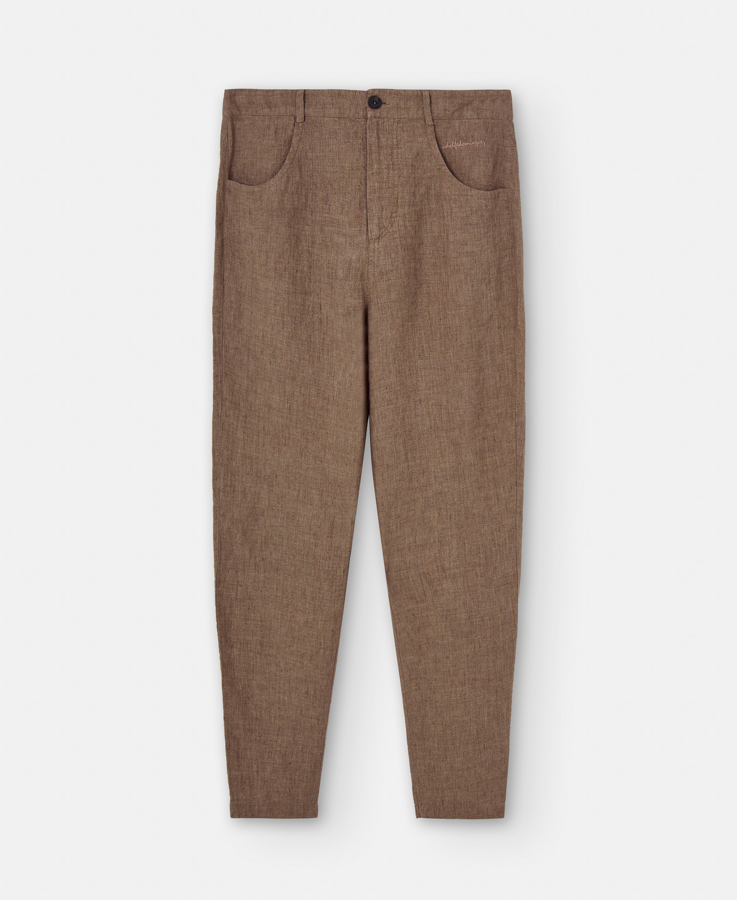 Five-pocket linen trousers image number 4