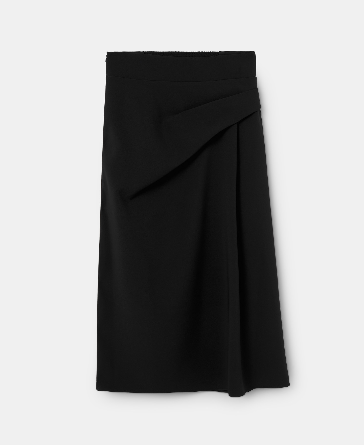 Falda midi con pliegues image number 4