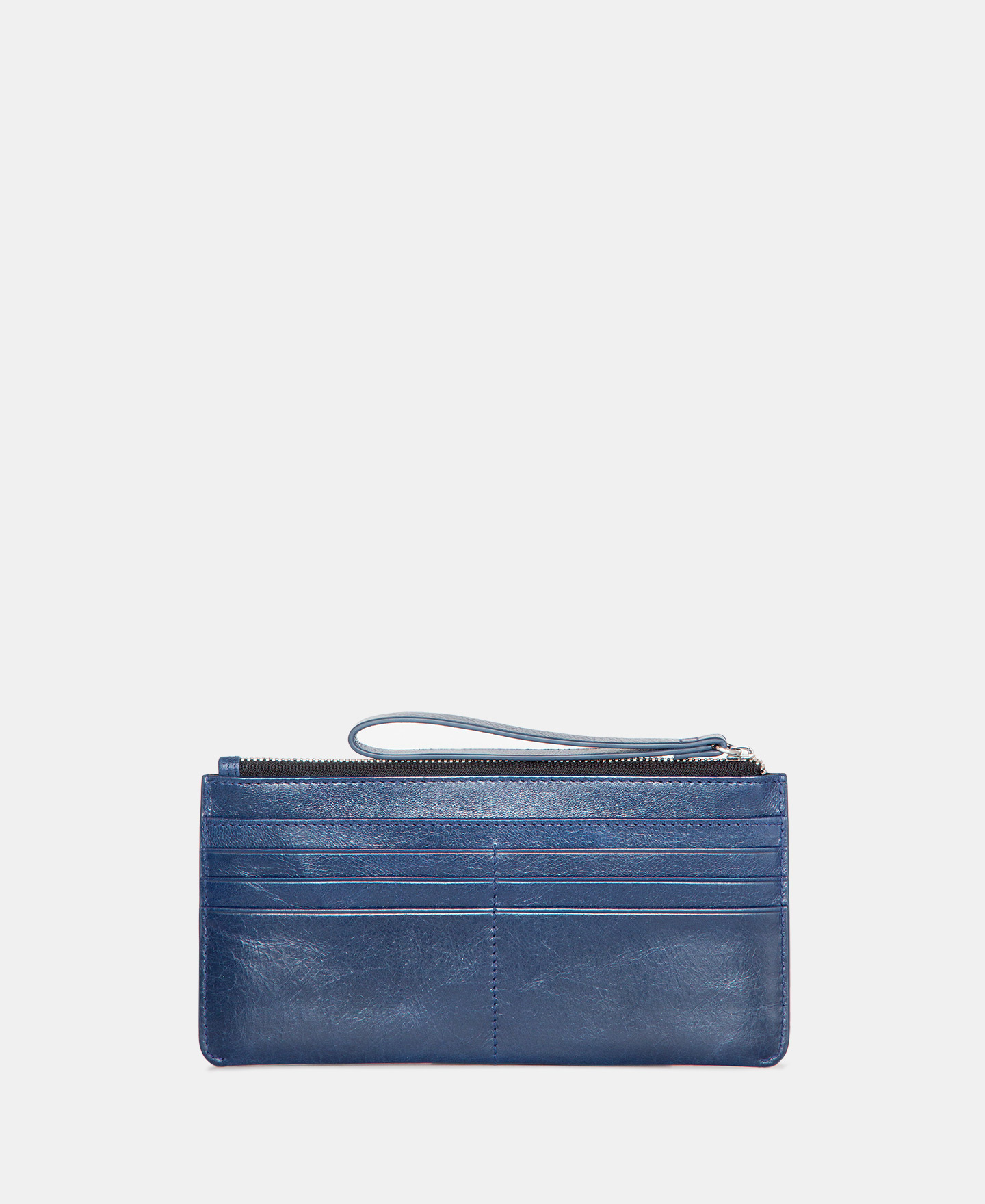 Cartera alargada en piel responsable image number 1