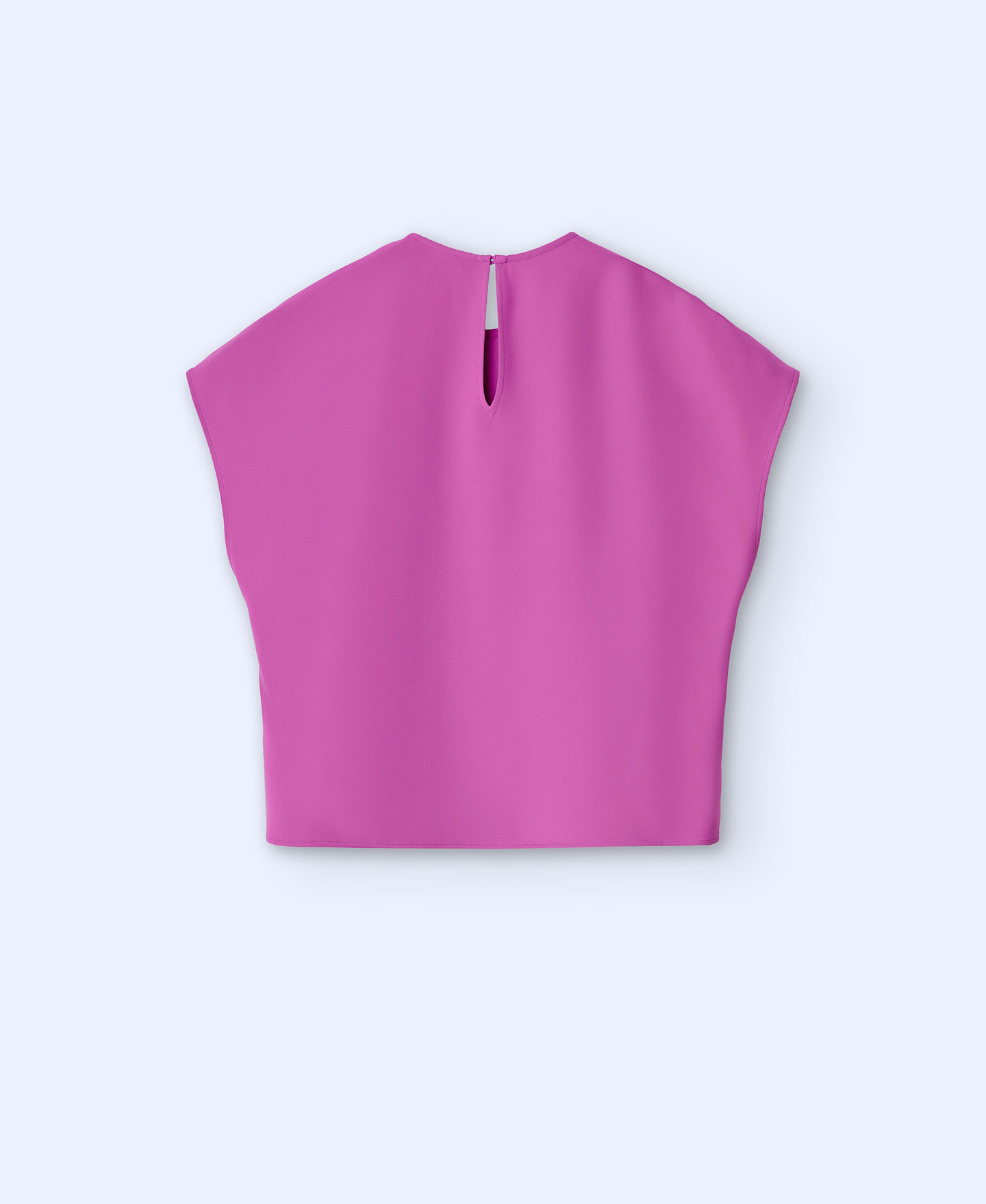 Recycled polyester crew neck top image number 5