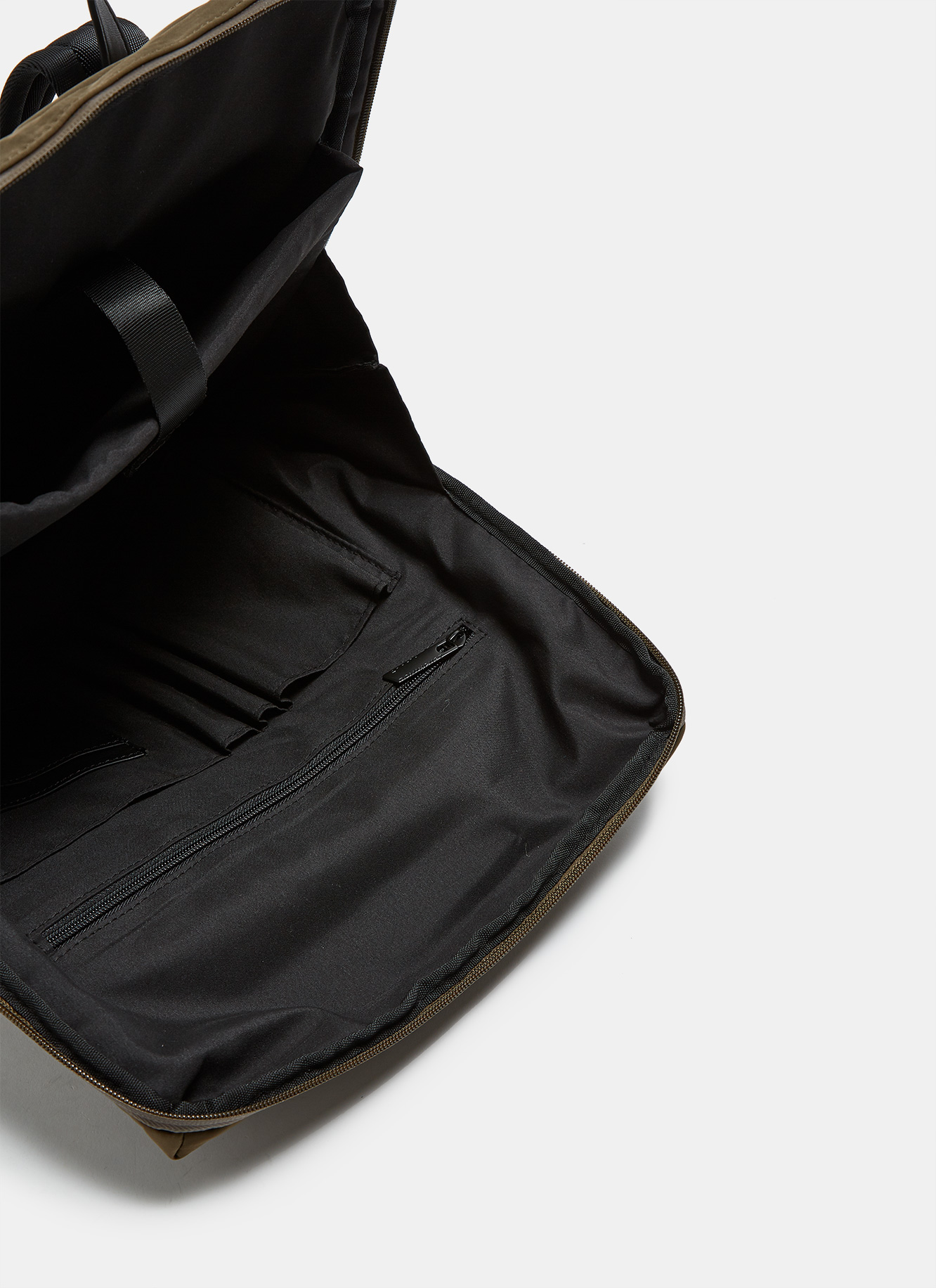 Rectangular nylon backpack image number 2
