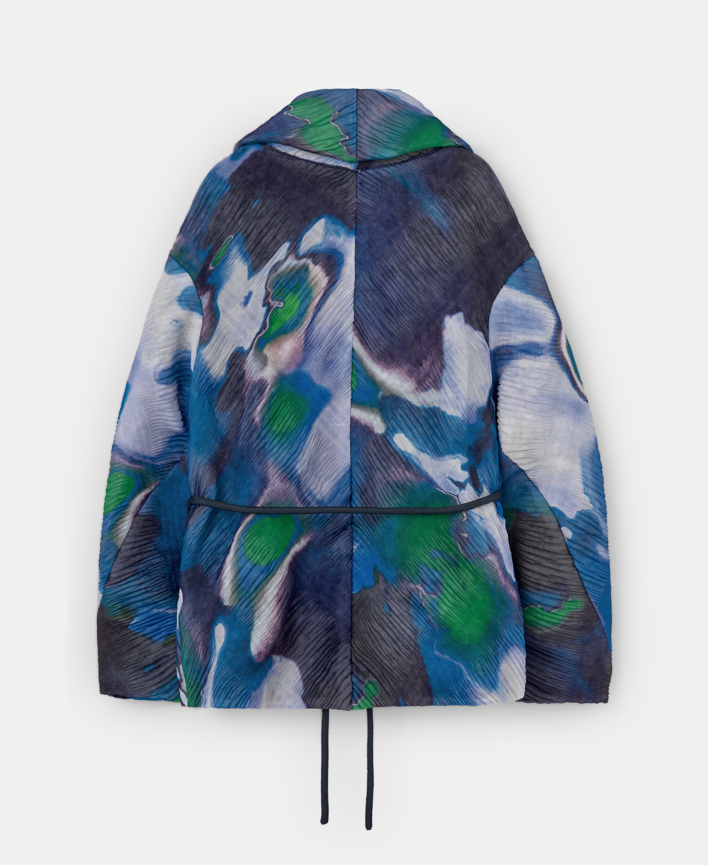 Wrap-around collar jacket image number 5