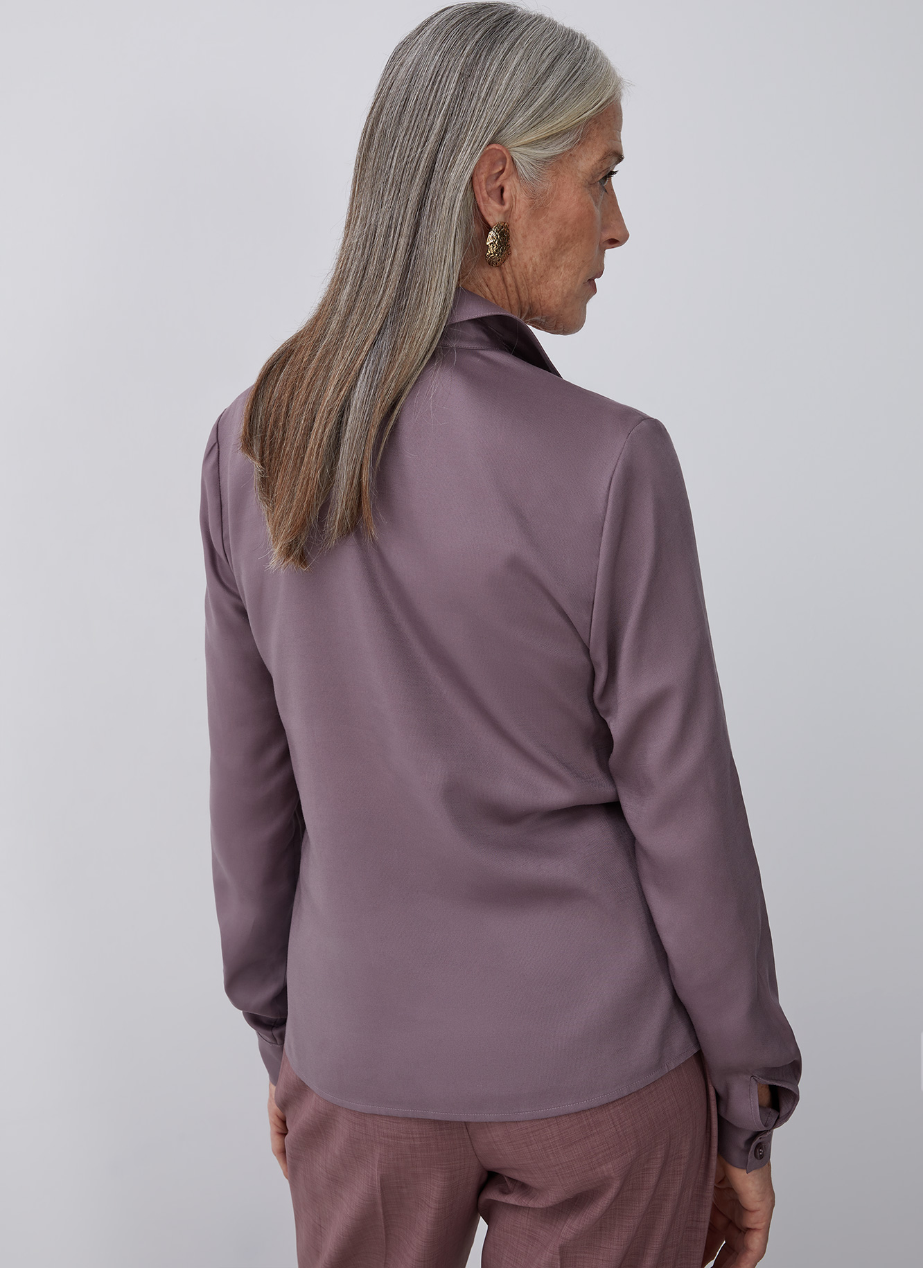 Shirt with asymmetric flap image number 1