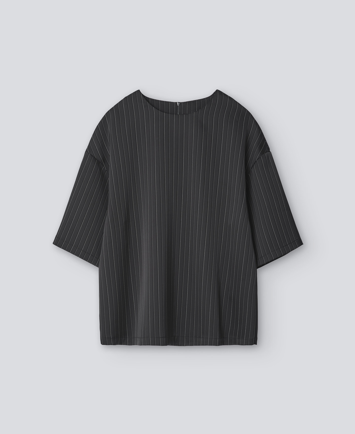 Striped short sleeve top woman image number 5