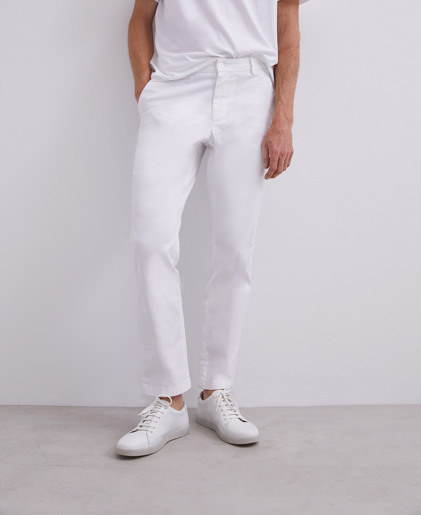 Pantalón chino algodón elástico image number 0