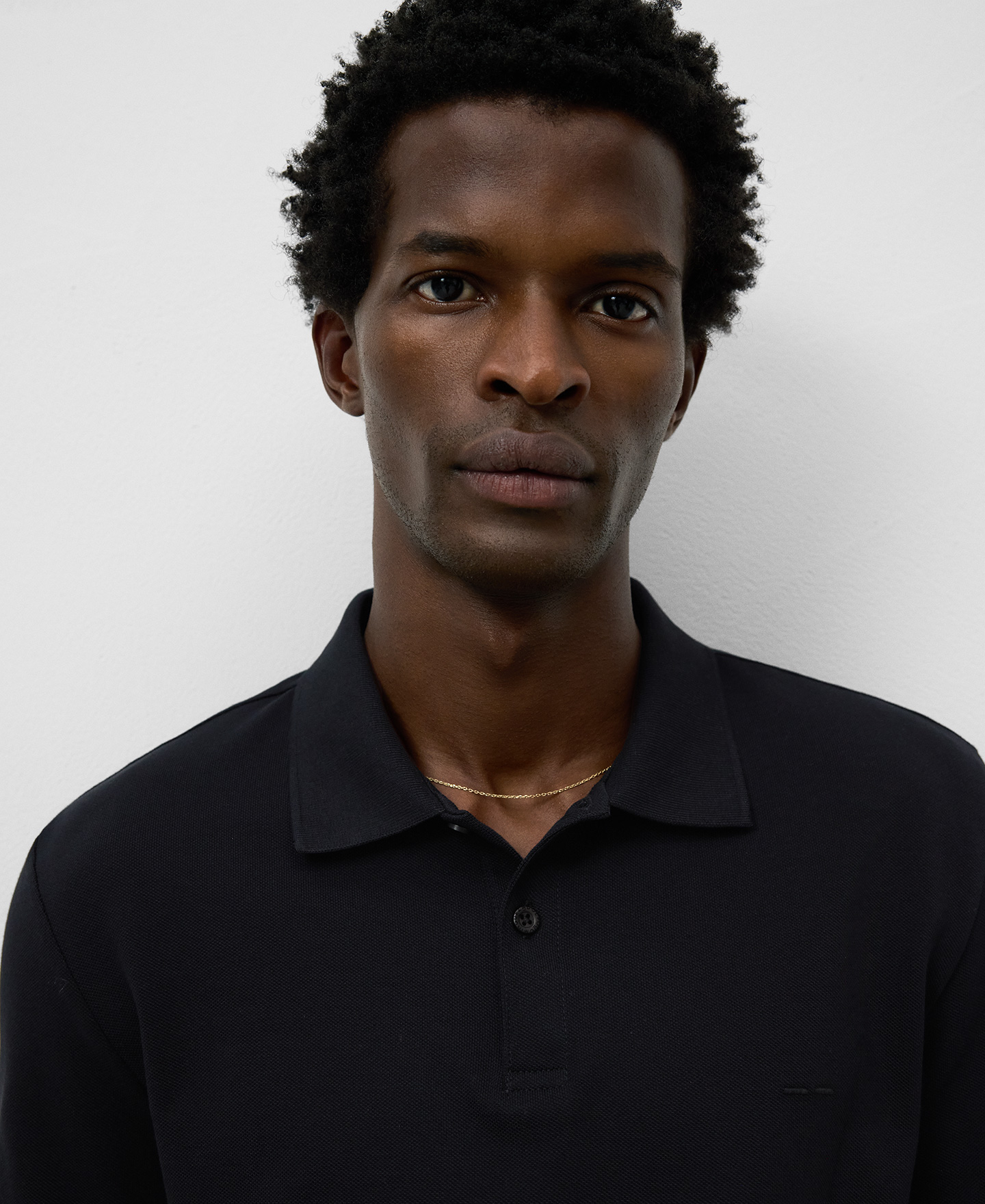 Organic cotton piqué polo shirt man image number 3