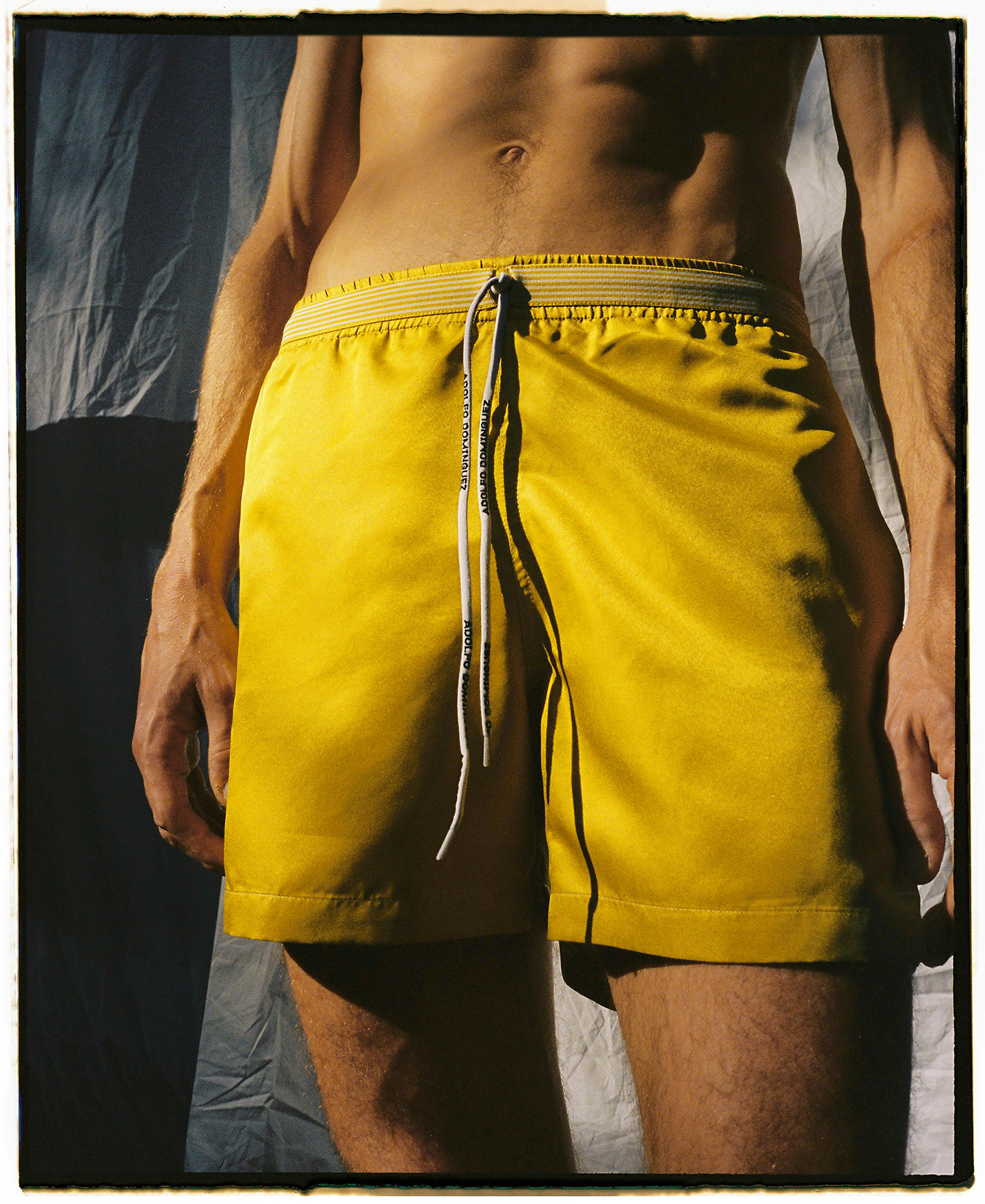 Blue swim shorts image number 1