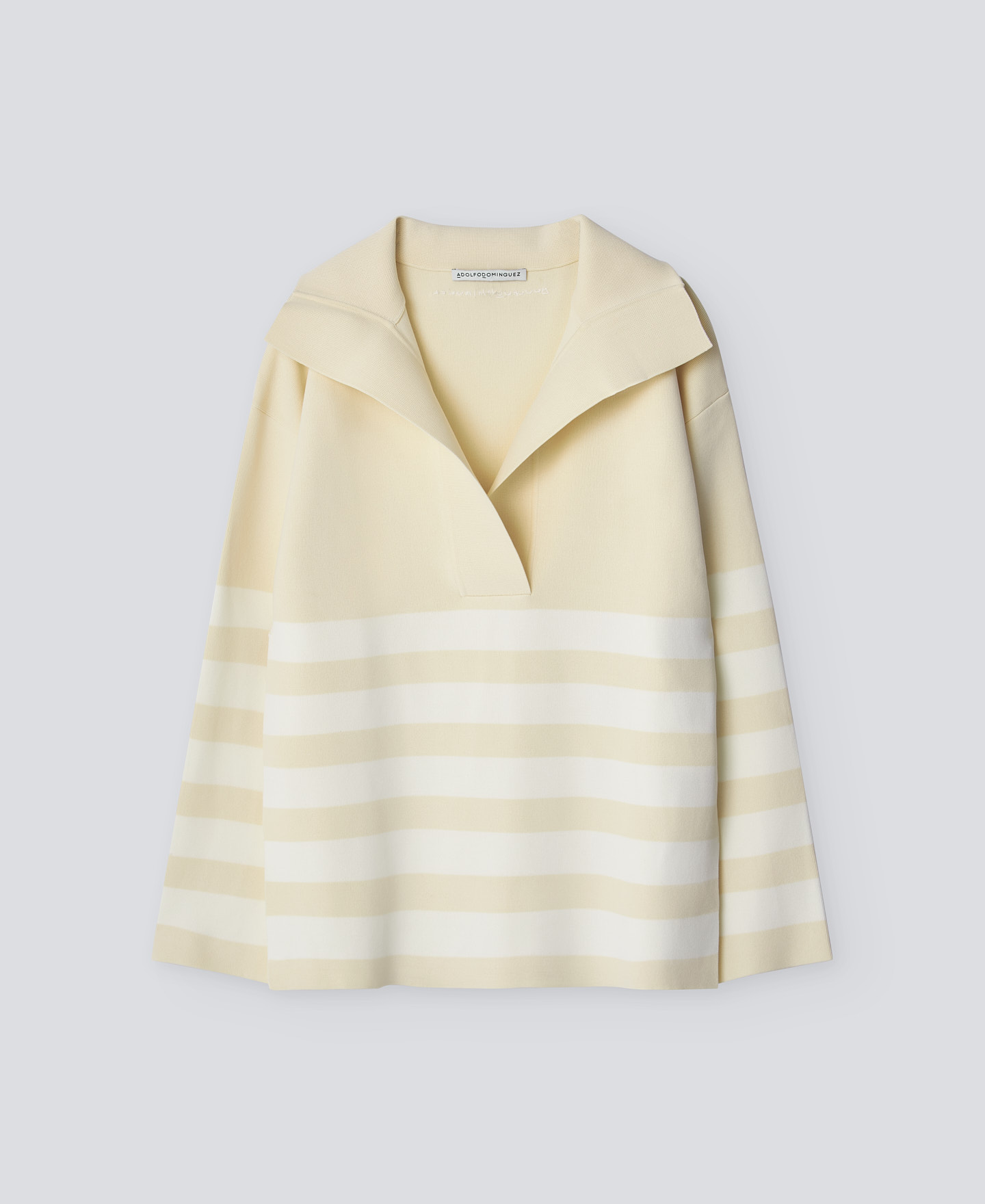 Jersey bicolor rayas mujer image number 4