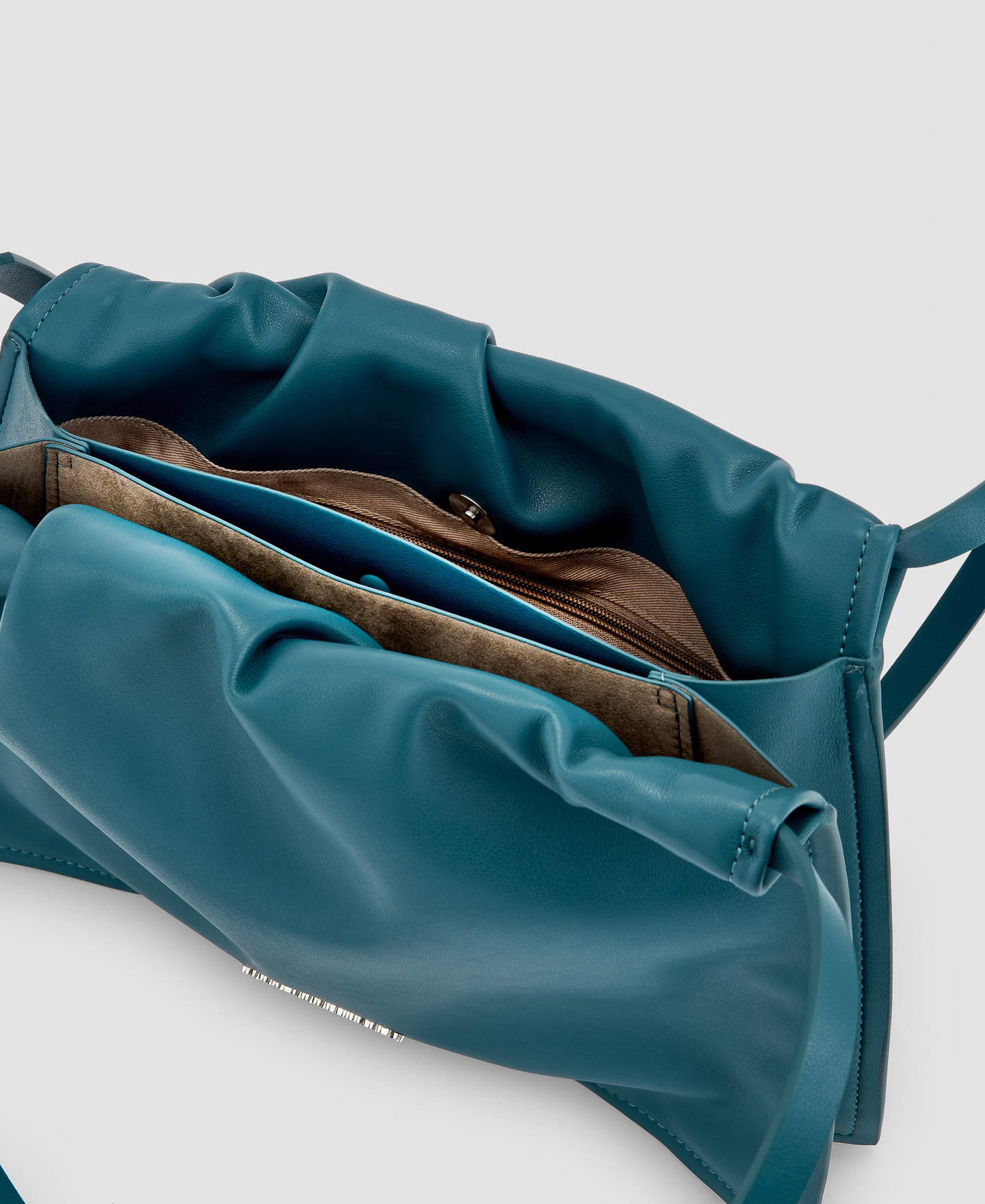 Recycled material shoulder bag image number 2