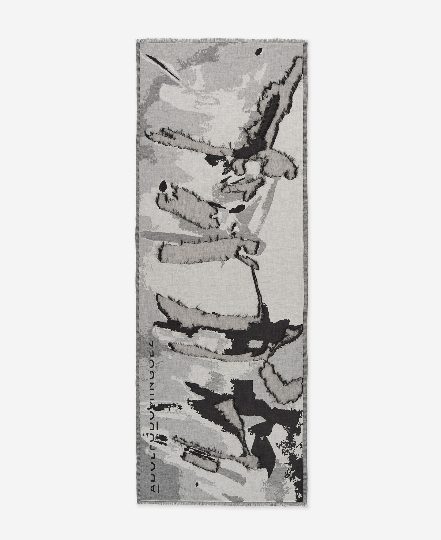 Organic cotton printed shawl woman image number 0