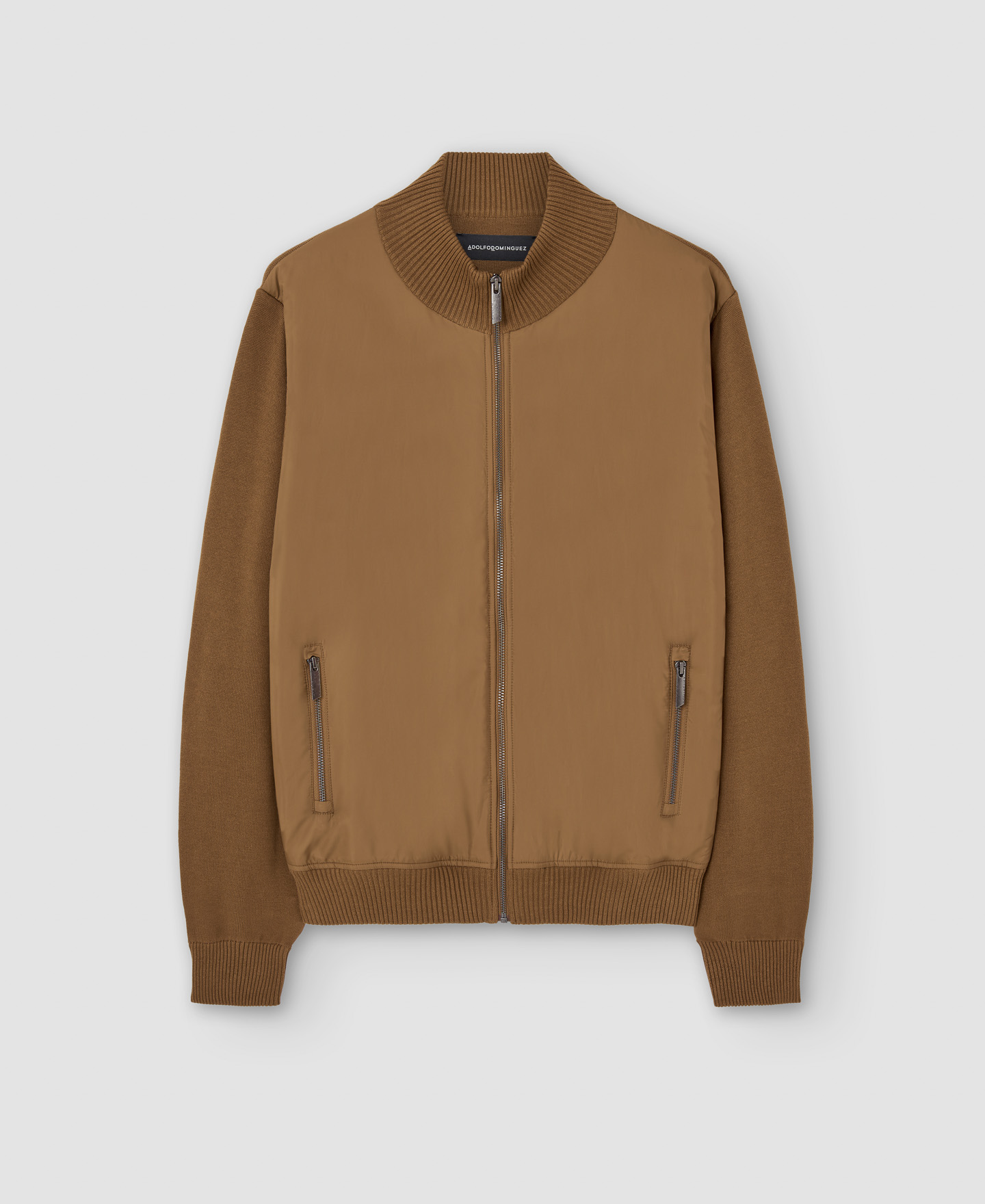 Organic cotton and nylon cardigan image number 0