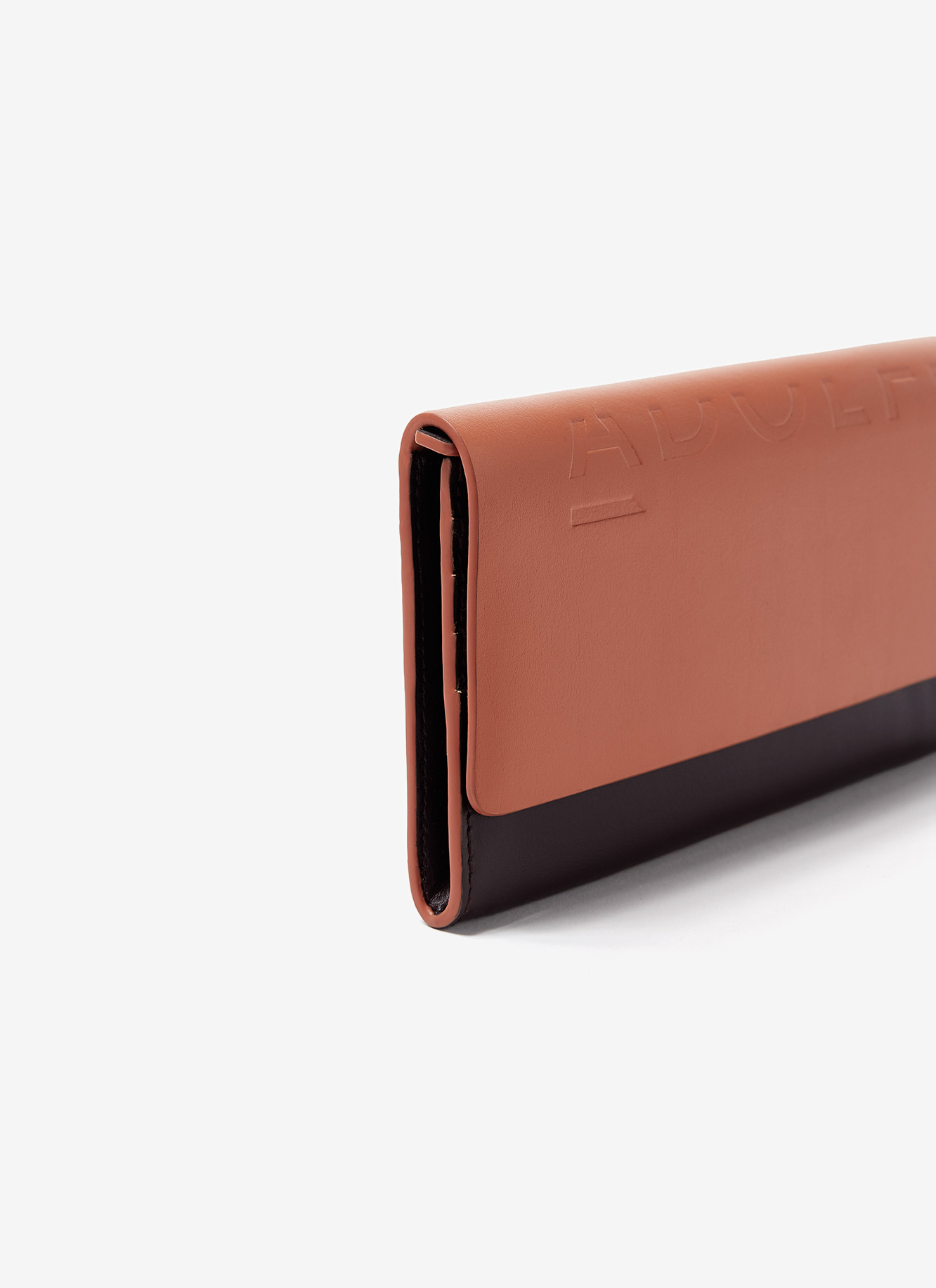 Bicolour bovine leather big wallet image number 2