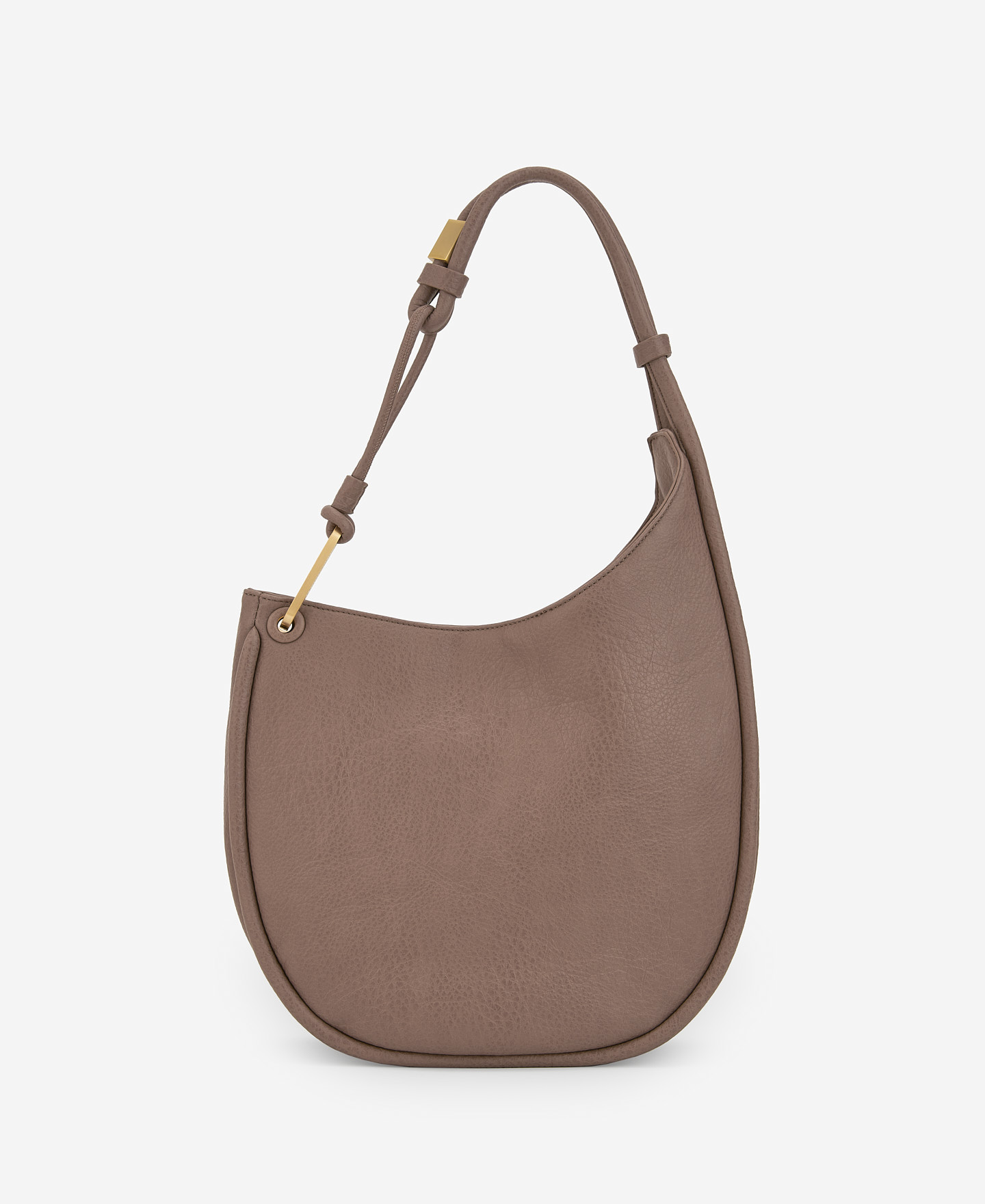 Recycled material flat hobo bag women image number 1