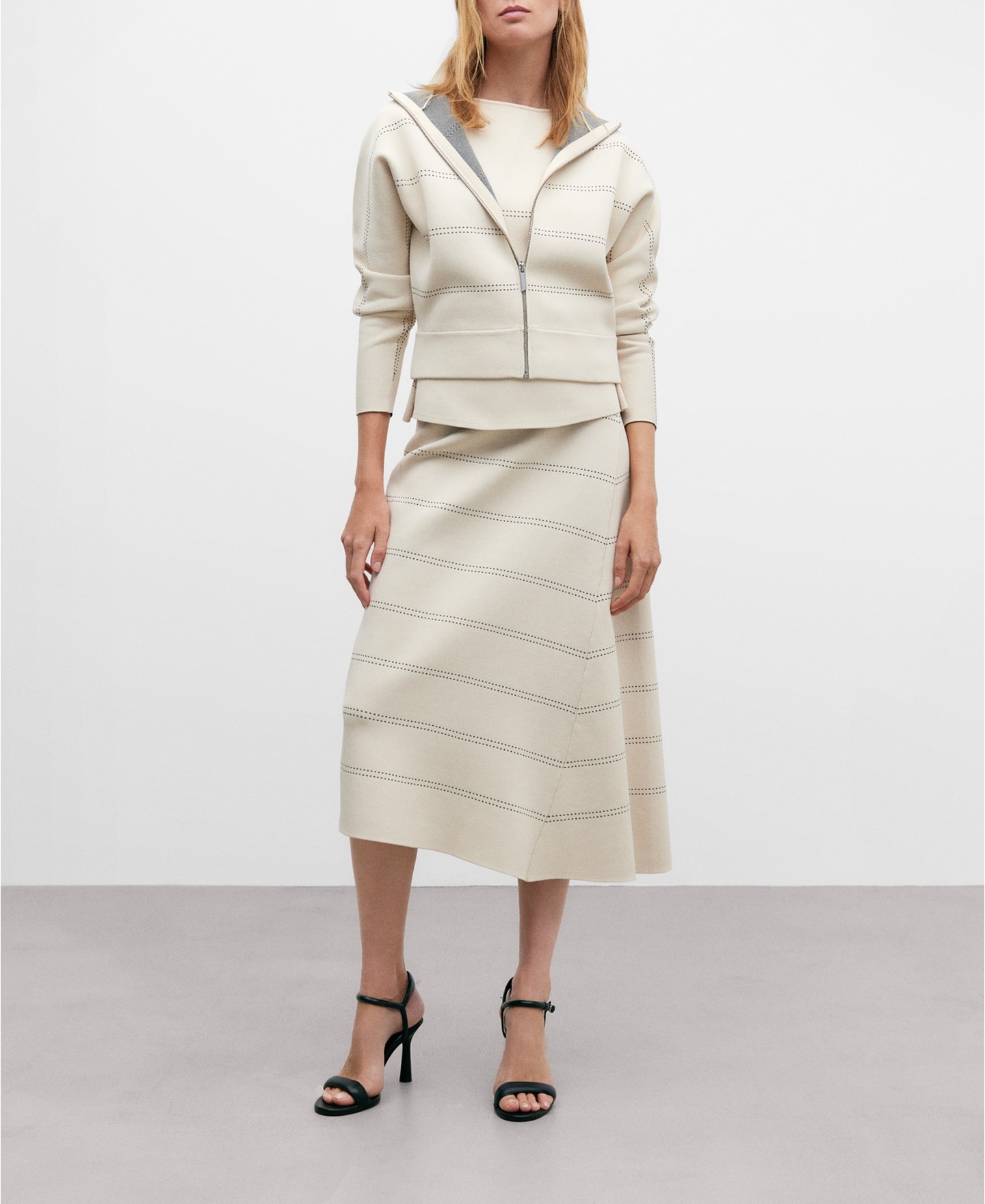 Exposed stitching short jacket woman image number 1