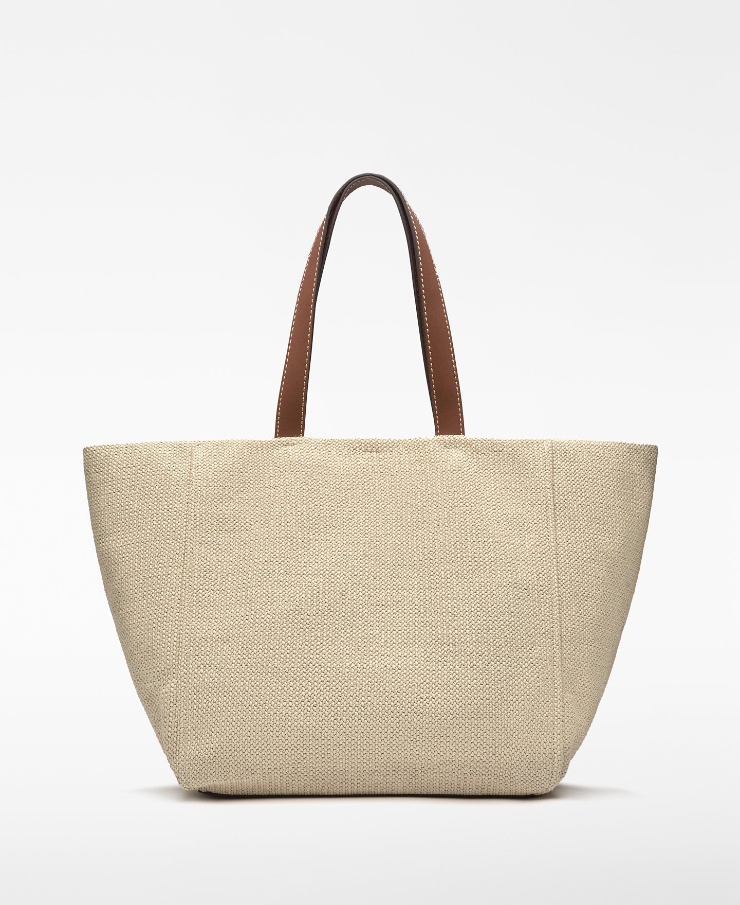 Maxi shopper textura rafia mujer image number 1