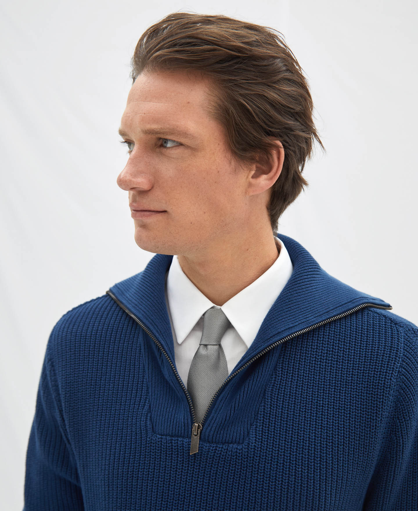 Silk plain tie image number 2