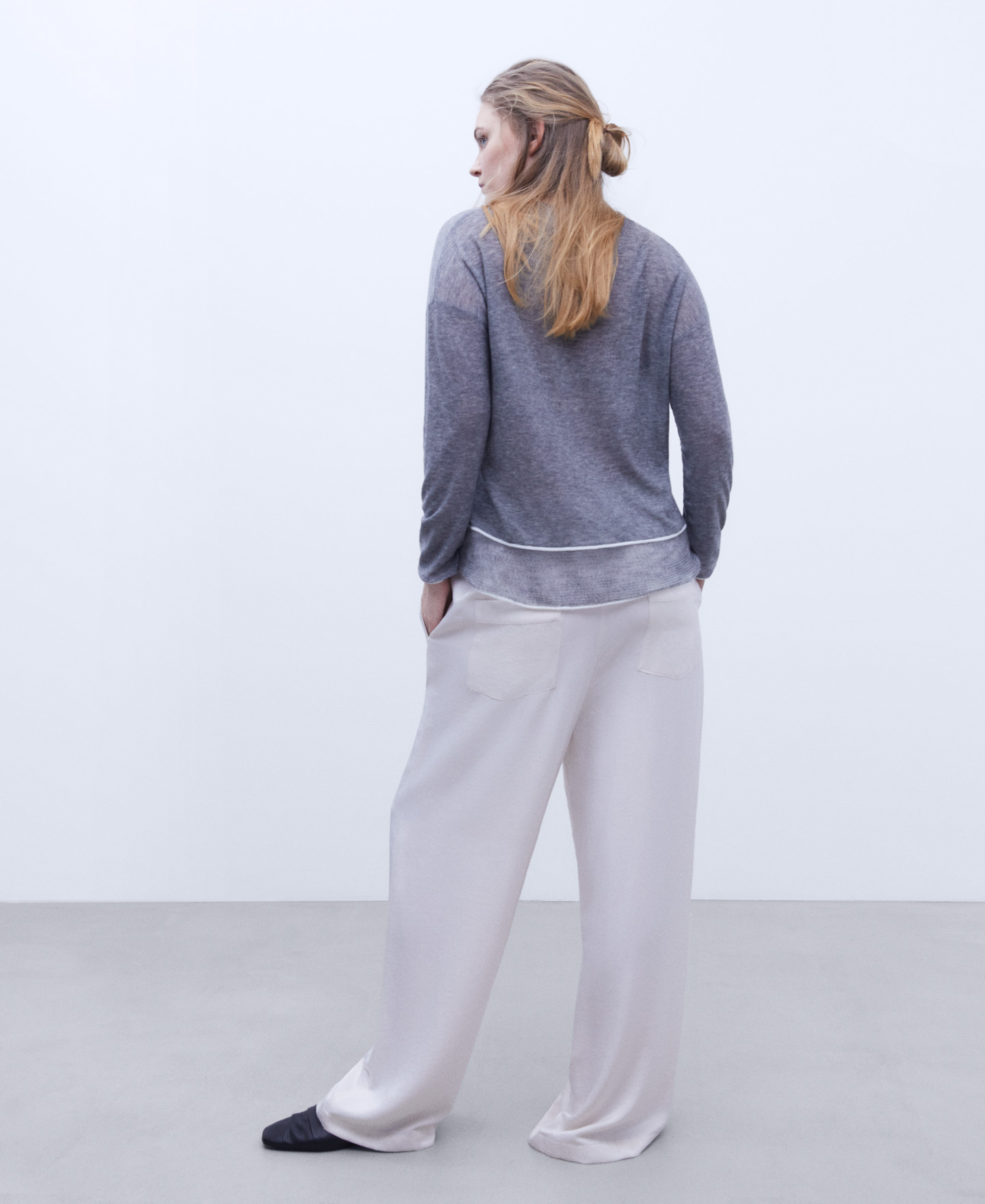 Merino wool fabric sweater image number 2