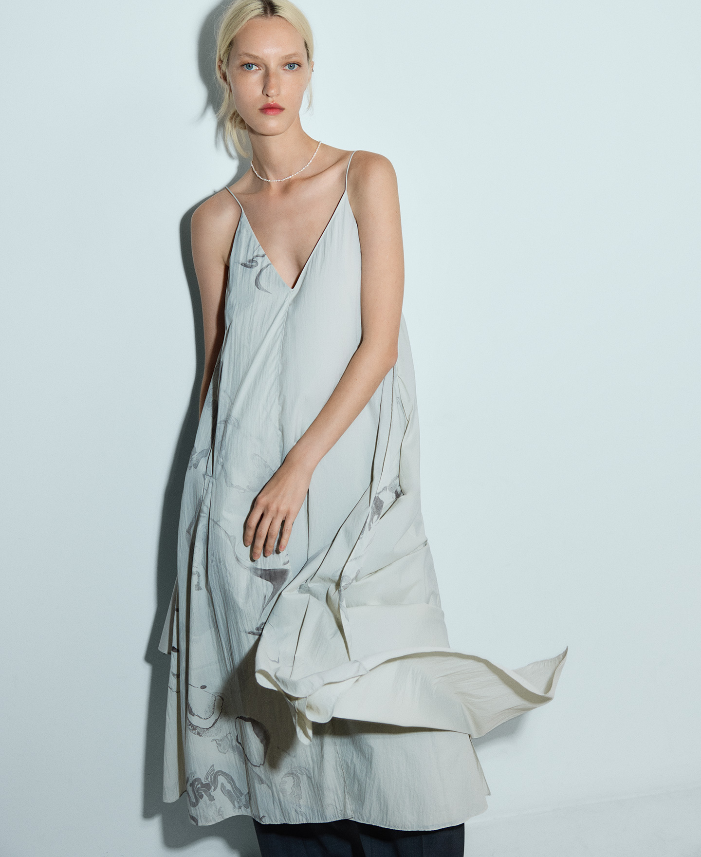 Combined slip dress woman image number 0