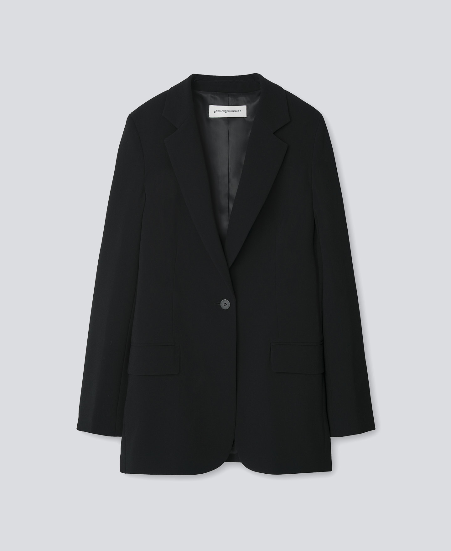 Blazer un botón corte sastre mujer image number 4