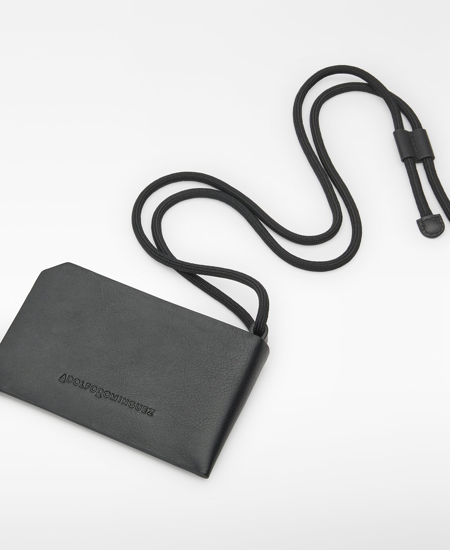 Leather hanging wallet man image number 1