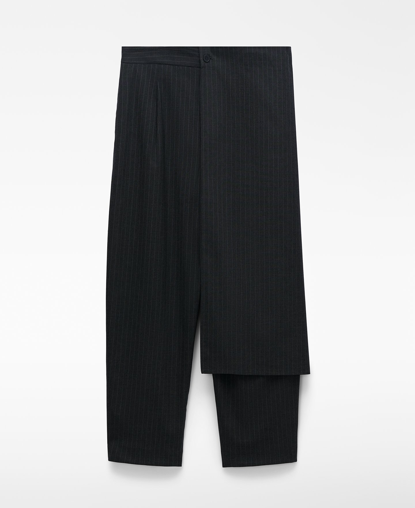 Barrel fit trousers with front panel image number 4