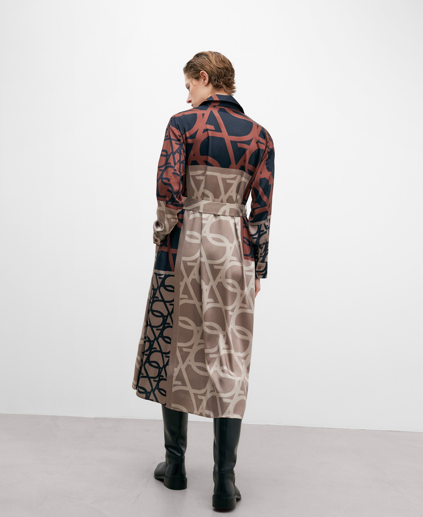 Recycled polyester dress for women image number 2