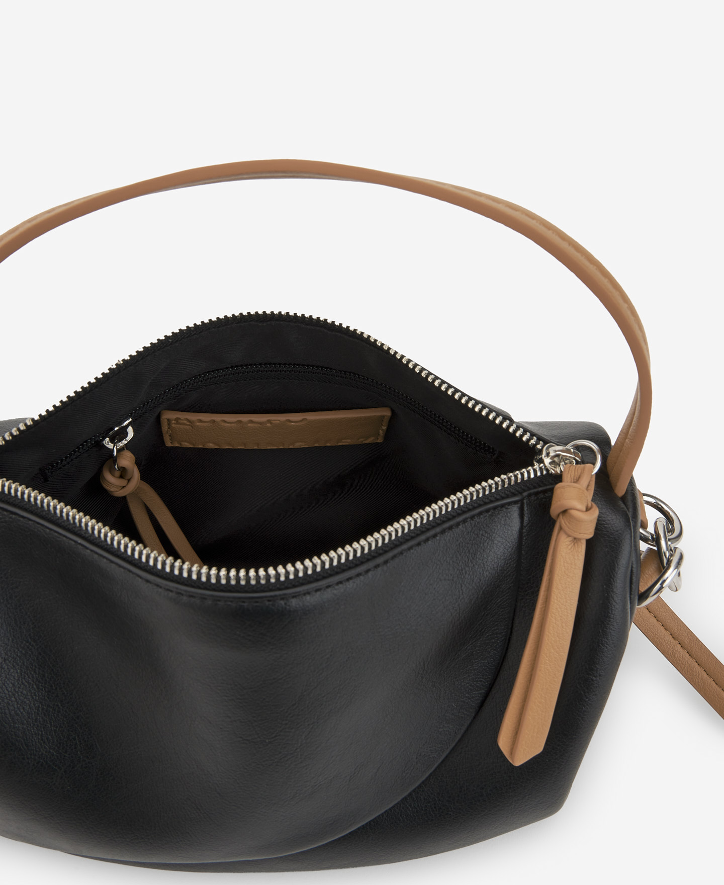 Semigrain texture mini bowling bag image number 2