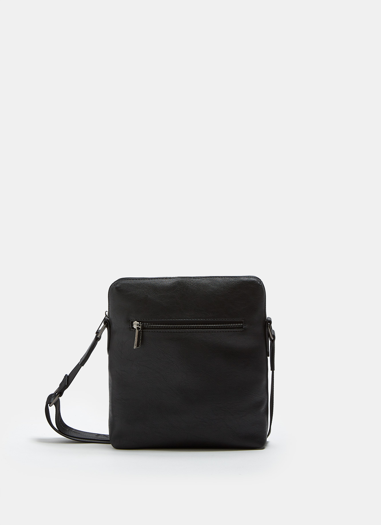 Textured crossbody bag with front pocket image number 0