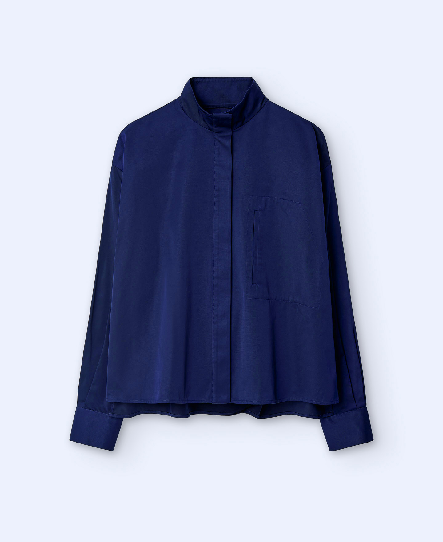 Chemise oversize à col cheminée image number 0